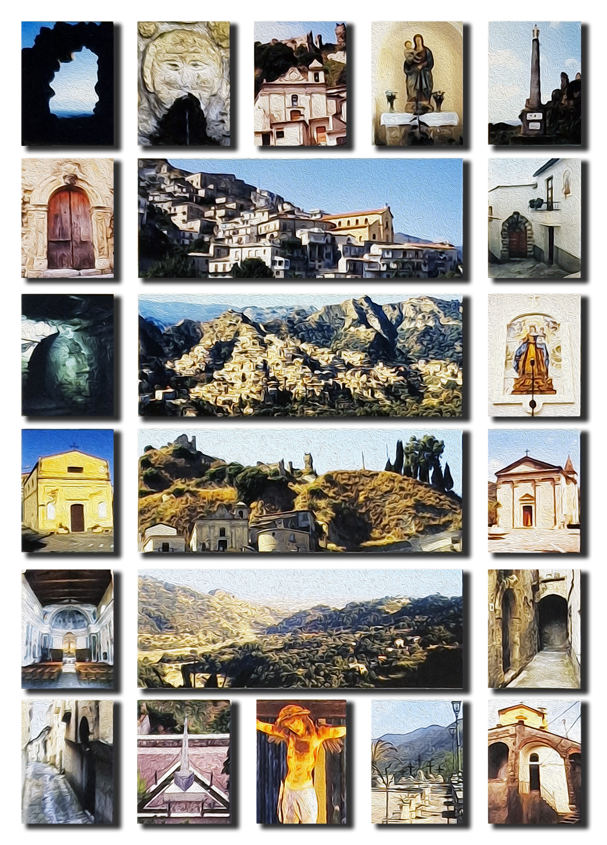 Scorci di Grotteria - Rielaborazione digitale - Antonio Panetta